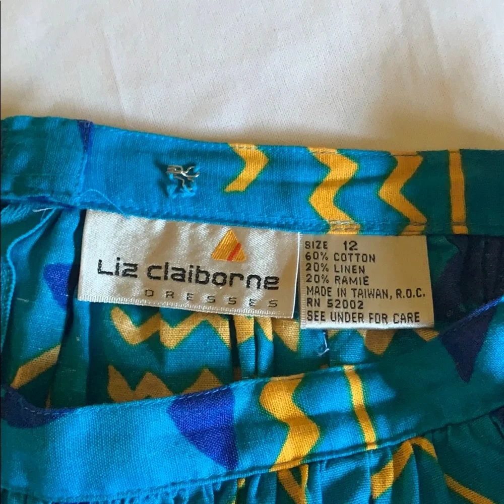 Liz Claiborne Vintage Skirt Caribbean Vibes Print - Picture 3 of 7